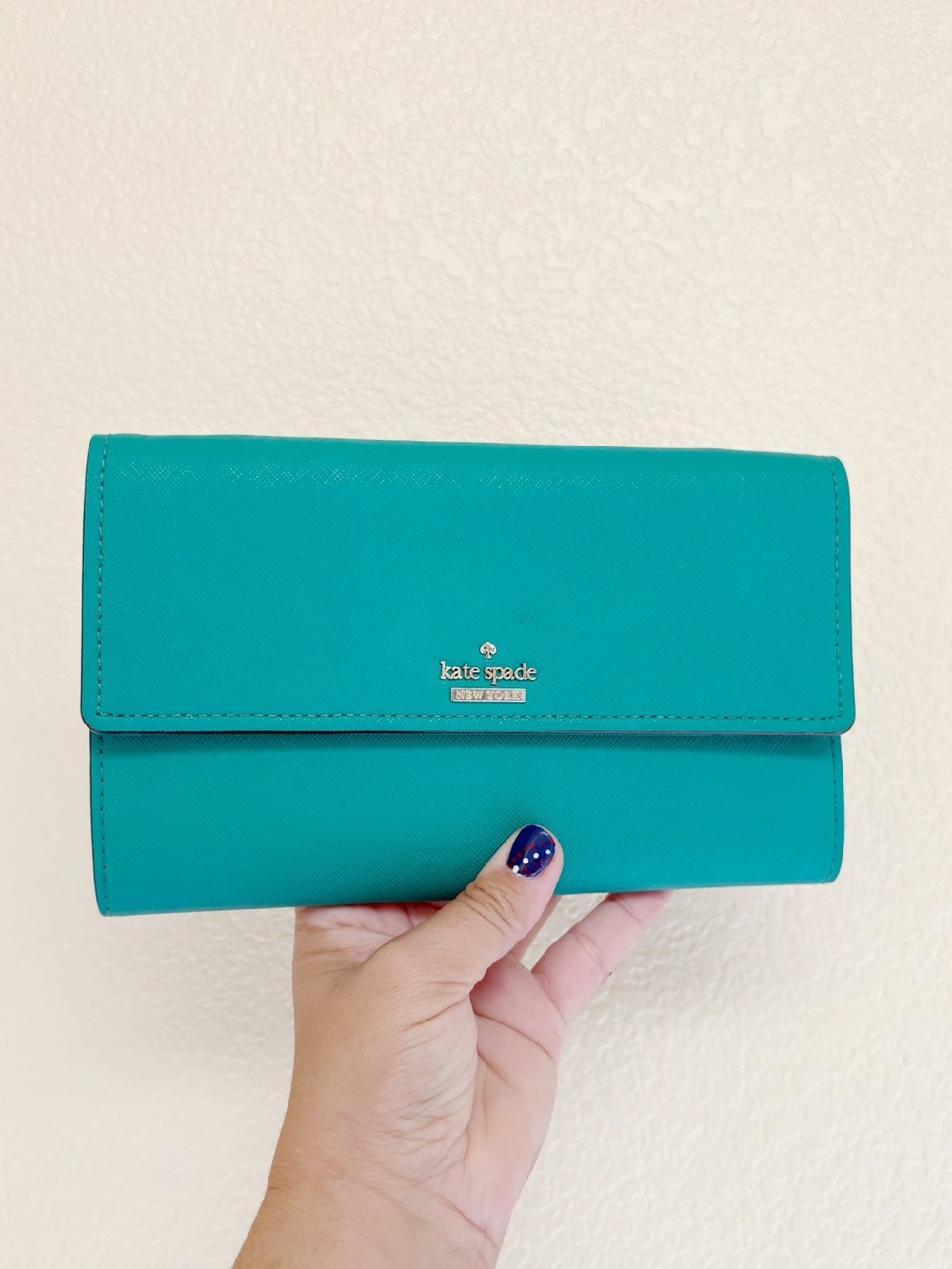 Kate Spade Clutch Wallet Teal
